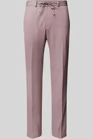 Zuitable Slim fit pantalon met strikceintuur, model 