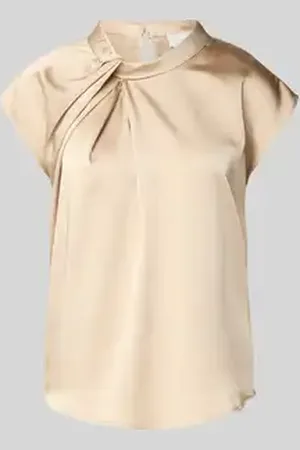 Neo Noir Blouseshirt van satijn met knoopdetail, model 