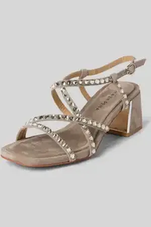 Alma en Pena Sandalen met blokhak