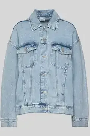 VERO MODA Oversized jeansjack van katoenmix, model 