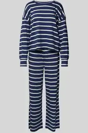 Ralph Lauren Pyjama met logostitching en elastische band met logo