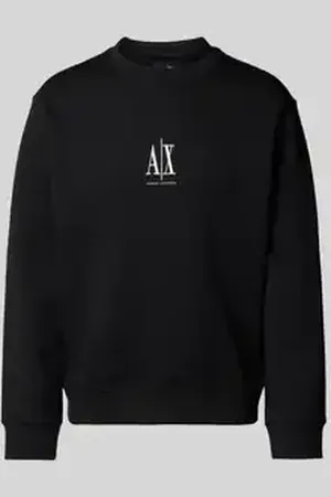 Armani Exchange Sweatshirt met labelstitching