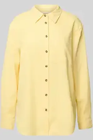 Freequent Relaxed fit linnen blouse met borstzak, model 