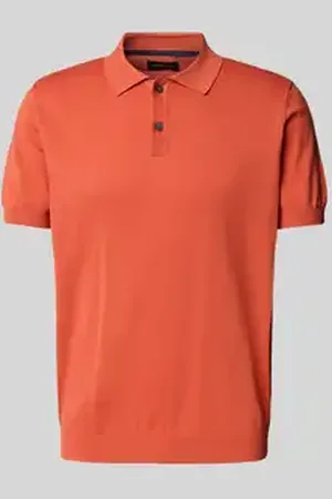 Christian Berg Poloshirt met labeldetail