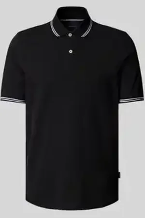 Bugatti Regular fit poloshirt met labeldetail