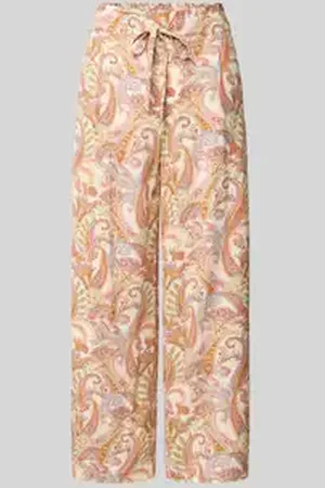 Christian Berg Wide leg culotte met bandplooien