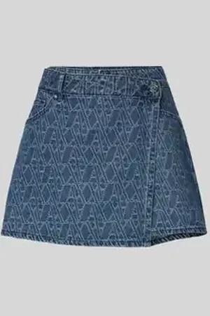 Armani Exchange Jeansrok in wikkellook