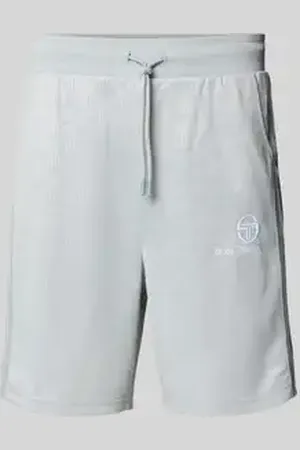Sergio Tacchini Korte broek met labelstitching, model 