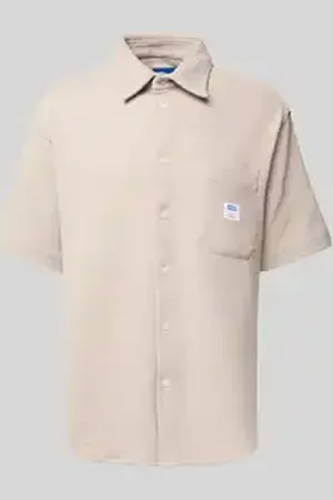 Hugo Blue Regular fit vrijetijdsoverhemd met borstzak, model 