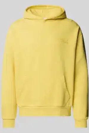 Review Hoodie met labelprint