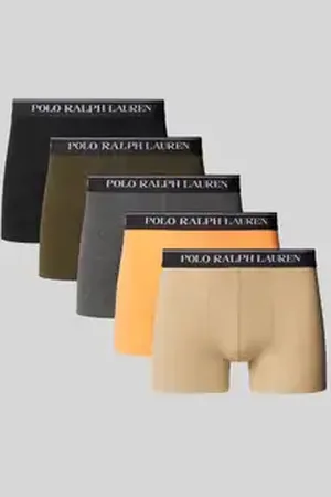 Ralph Lauren Boxershort met elastische band met label in een set van 5 stuks