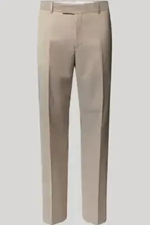 Strellson Regular fit pantalon met riemlussen, model 