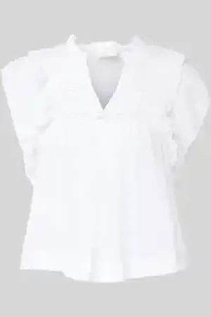 Neo Noir Regular fit blousetop met kapmouwen, model 