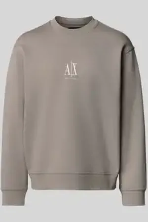 Armani Exchange Sweatshirt met labelstitching