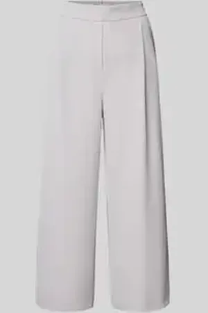Jake*s Wide leg culotte met bandplooien