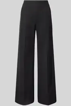 Windsor Slim fit stoffen broek met persplooien