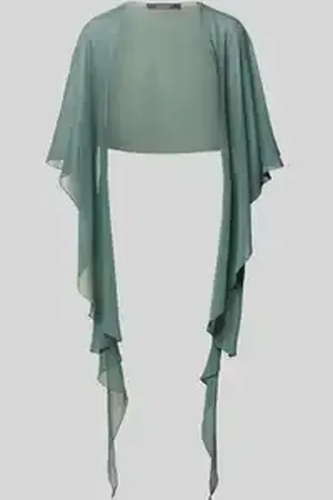 Vera Mont Stola van chiffon met knoopsluiting