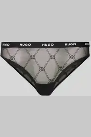 HUGO BOSS Slip met elastische band met label, model 