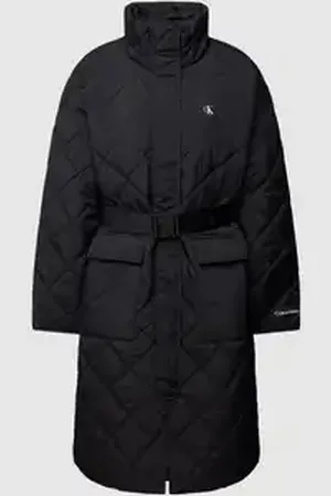 Calvin Klein Gewatteerde jas met tailleriem