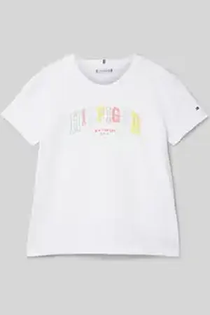 Tommy Hilfiger T-shirt met labelstitching, model 