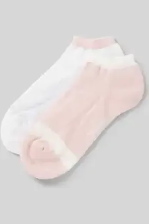 Calvin Klein Sneakersokken met labelprint in een set van 2 paar