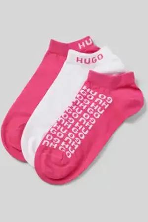 HUGO BOSS Sokken met labeldetail in een set van 3 paar