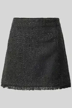 VERO MODA Nauwsluitend minirok met ongestikte zoom