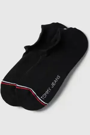 Tommy Hilfiger Kousenvoetjes met contraststrepen in een set van 2 paar