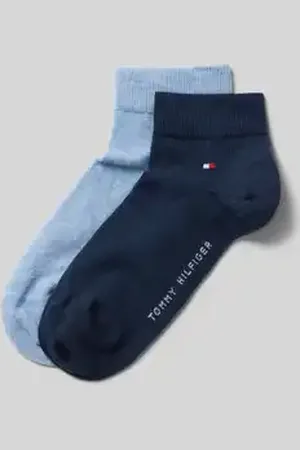 Tommy Hilfiger Sneakersokken met labeldetail in een set van 2 paar, model 