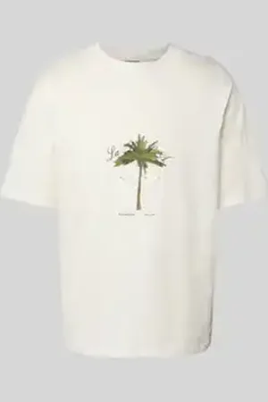 HUGO BOSS T-shirt met labelprint, model 
