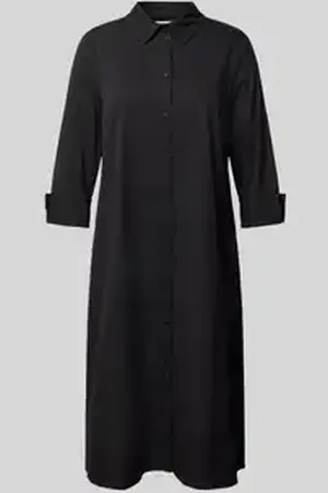 ROBE LÉGÈRE Knielange overhemdjurk met 3/4-mouwen