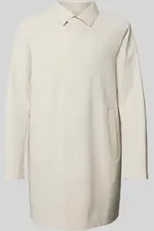JOOP! Lange jas met platte kraag, model 