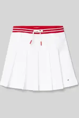 Tommy Hilfiger Sweatrok met platte plooien