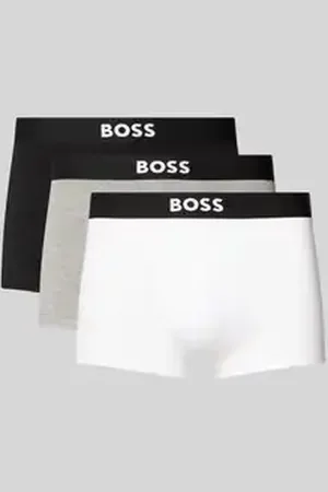 HUGO BOSS Boxershort met elastische band met logo in een set van 3 stuks, model 