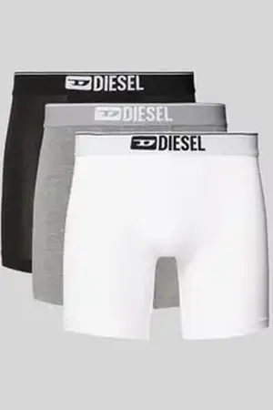 Diesel Boxershort met elastische band met logo in een set van 3 stuks