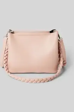 Seidenfelt Handtas in leerlook, model 