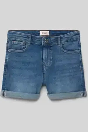 ONLY Slim fit korte jeans van katoenmix, model 