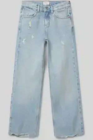 ONLY Wide leg jeans van zuiver katoen, model 