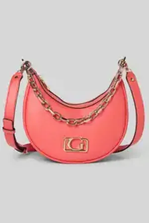 Guess Handtas met labelapplicatie, model 