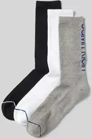 Calvin Klein Sokken met labelprint in een set van 3 paar