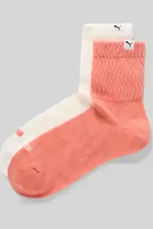 PUMA Sokken met labeldetail in een set van 2 paar, model 