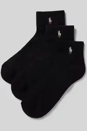 Ralph Lauren Sokken met labelstitching in een set van 3 paar