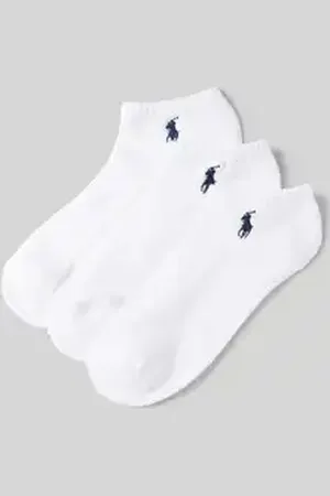 Ralph Lauren Sneakersokken met labeldetail in een set van 3 paar