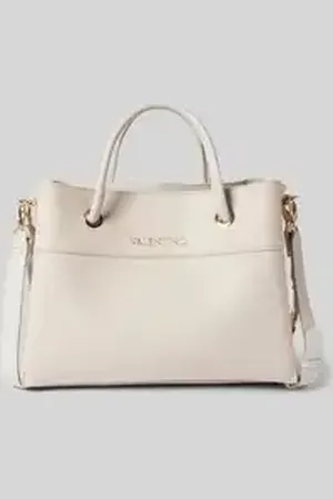 VALENTINO Handtas met labeldetail in metallic