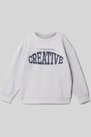TOM TAILOR Oversized sweatshirt van katoenmix