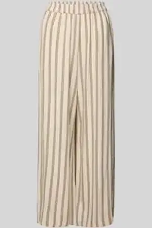 Apricot Broek van een mix van viscose en linnen met steekzakken