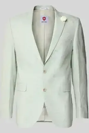 Club of Gents 2-knoops colbert van viscosemix met borstzak, model 