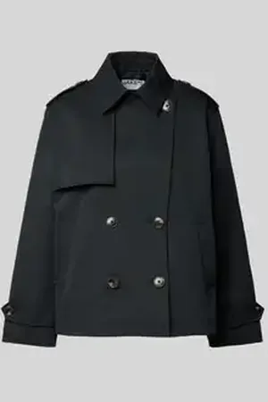 Jake*s Trenchcoat met strookzakken