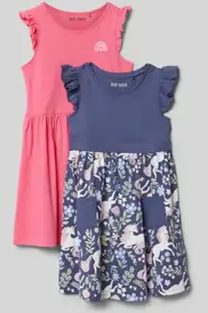 Blue Seven Jurk met ruches in een set van 2 paar