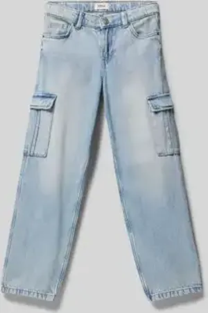 ONLY Straight fit jeans van puur katoen, model 